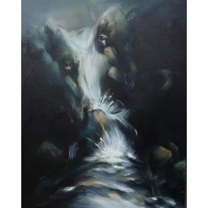 Baqar Raza, 30 X 24, Divine, Acrylic on Canvas, AC-BRAZ-001 Baqar Raza, 30 X 24, Divine, Acrylic on Canvas, AC-BRAZ-001